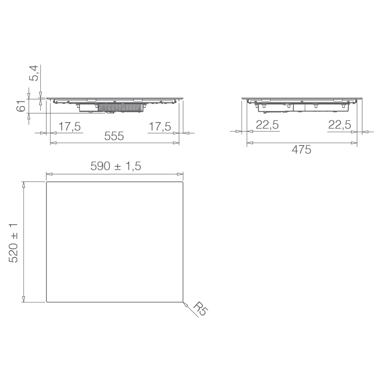 Induktsioonpliidiplaat Elica Primis 604 Plus - Image 3