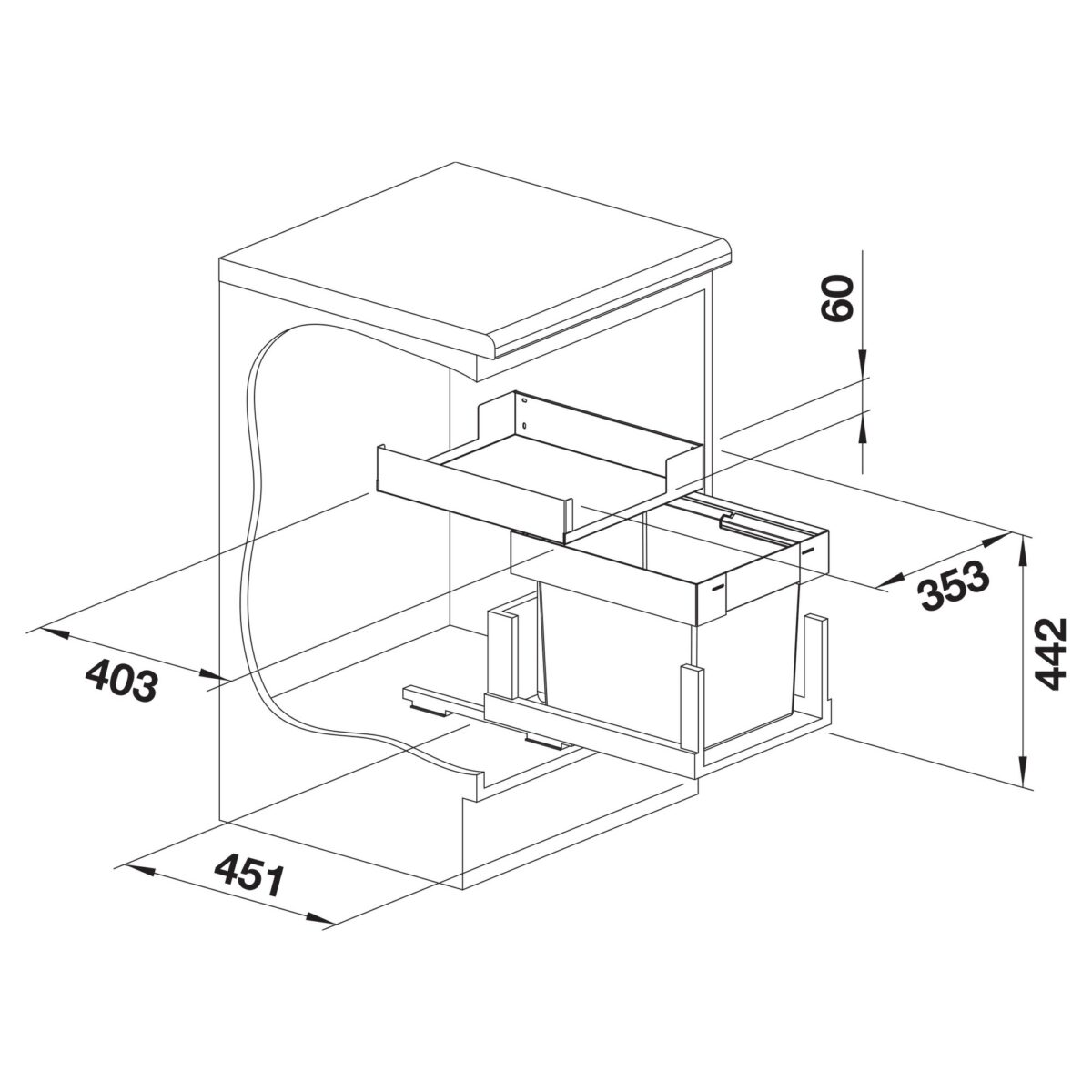 BLANCO sorter SELECT II 401 Combi 526304