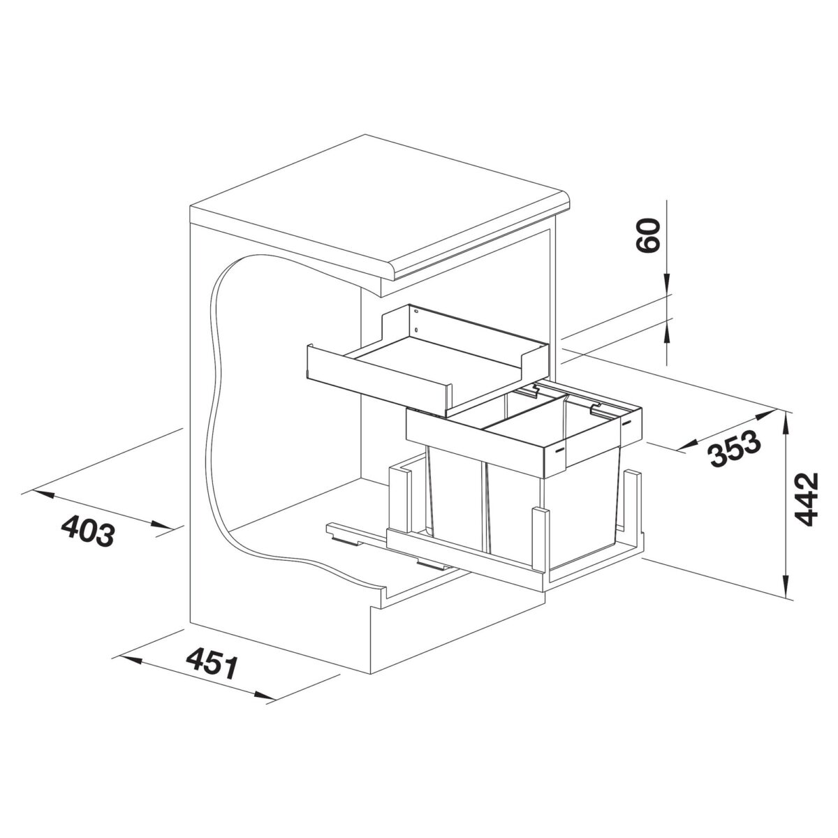 BLANCO sorter SELECT II 402 Combi 527854