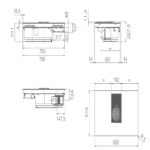 Pliidiplaat koos õhupuhastiga NIKOLATESLA LIBRA EVO WHA83 joonis