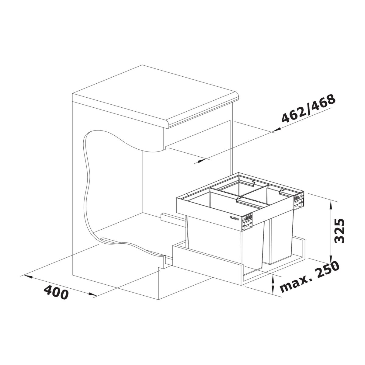 BLANCO sorter FLEXON II LOW 503 526640
