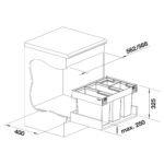 BLANCO sorter FLEXON II LOW 604 526644