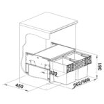 BLANCO sorter SELECT II Compact 60/2 - Image 4