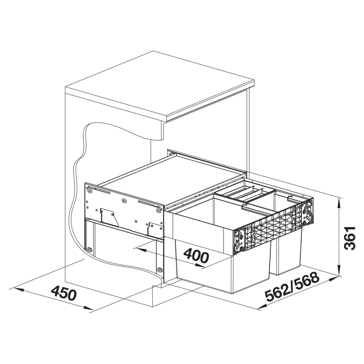 BLANCO sorter SELECT II XL 60/3 - Image 4