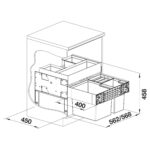 BLANCO sorter SELECT II XL 603 Orga 526210