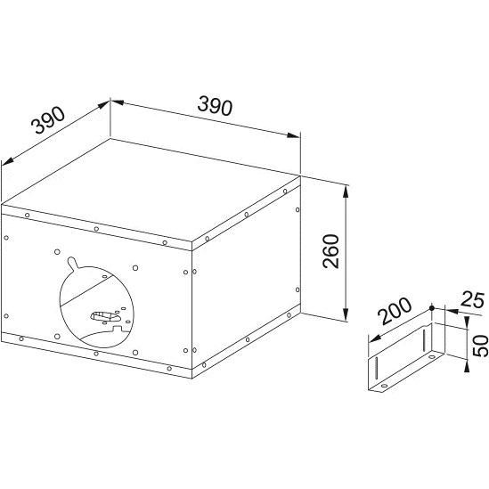 FABER 112.0327.007 välise mootori paigalduse komplekt