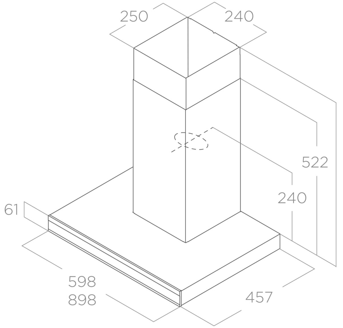 Õhupuhasti ELICA ADÉLE joonis