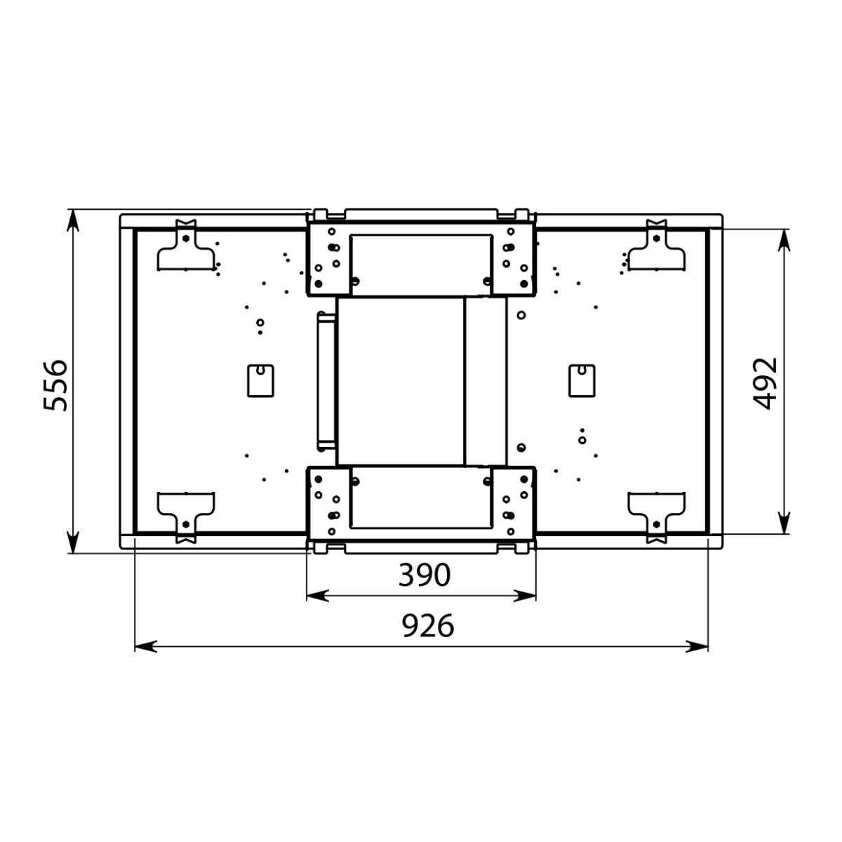 Õhupuhasti FALMEC NUBE 90 valge joonis