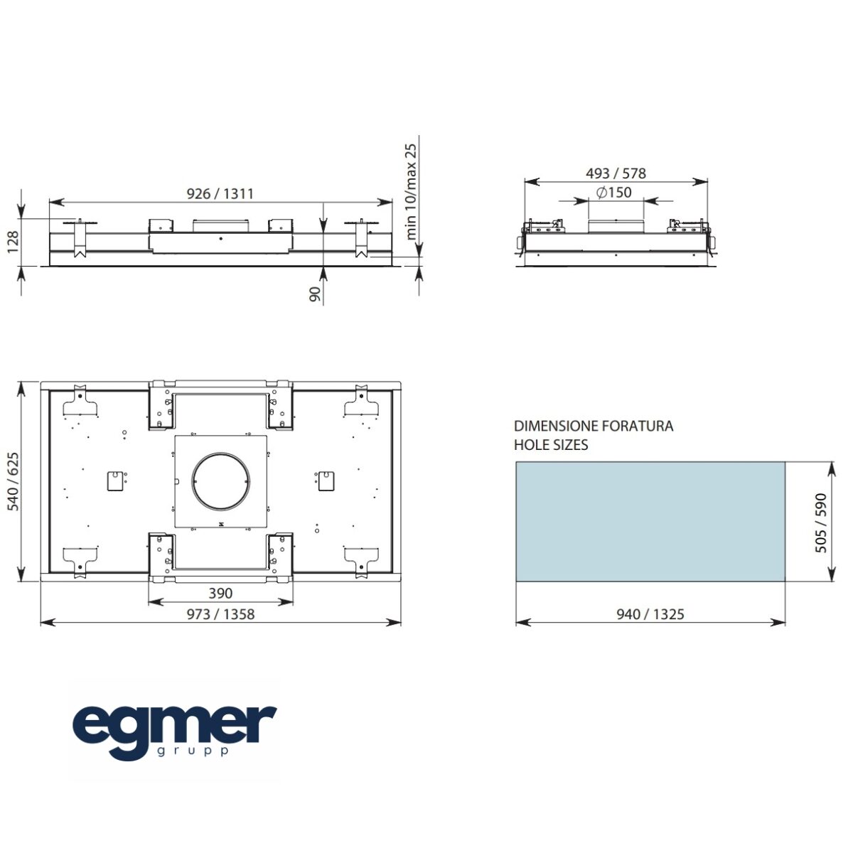 Õhupuhasti FALMEC NUVOLA 90 valge - Image 2
