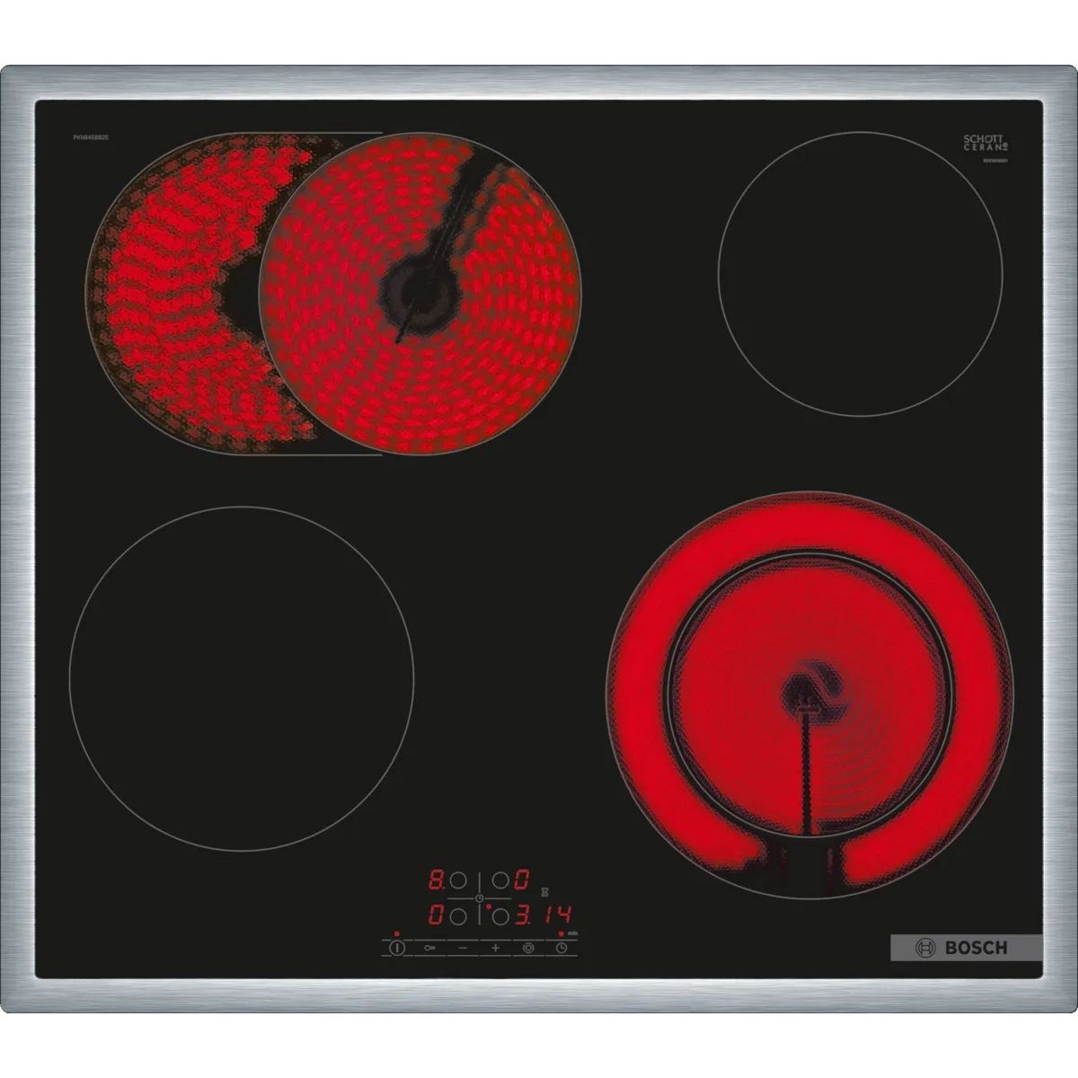 Bosch PKN645BB2E keraamiline pliidiplaat Bosch PKN645BB2E keraamiline pliidiplaat