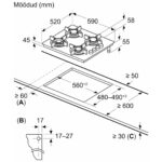 Bosch POH6B6K30 gaasiplaat