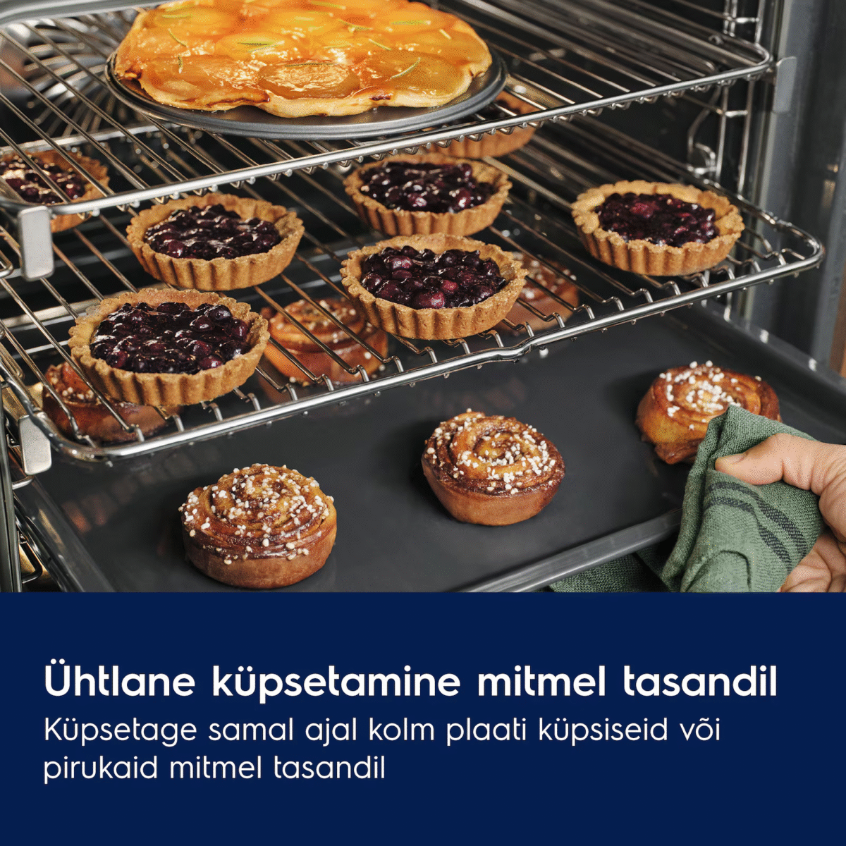 ühtlane küpsetamine mitmel tasandil