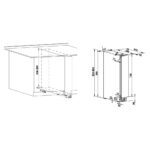 Avintage AVU8S82 integreeritav veinikülmik joonis