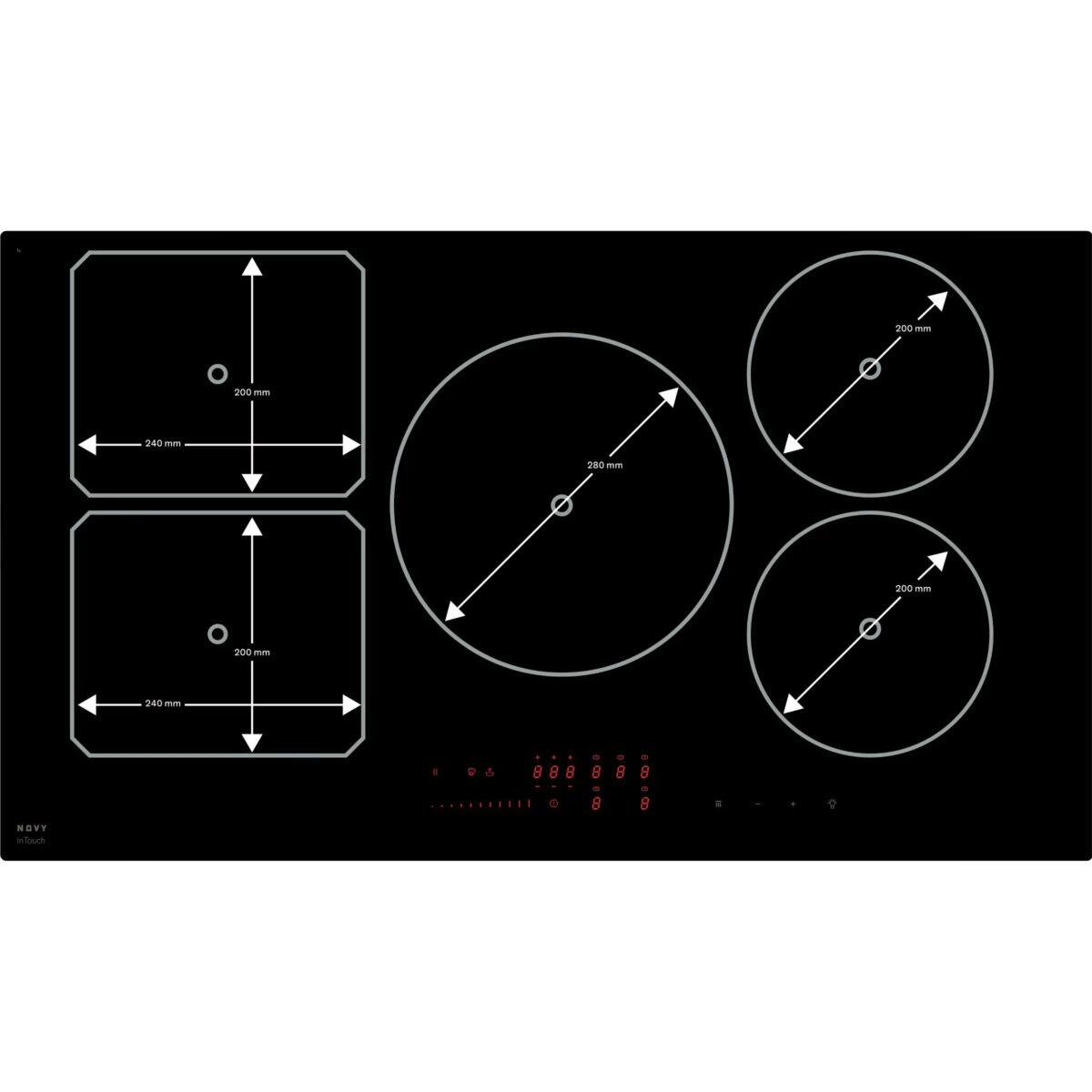 Induktsioonpliidiplaat NOVY Power 1768