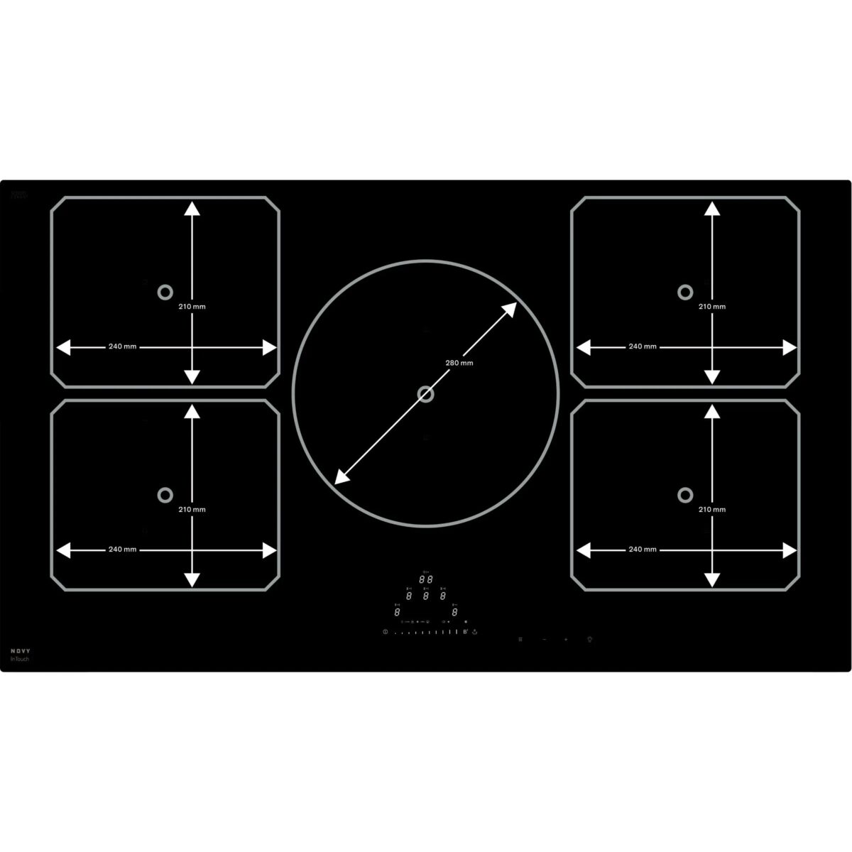 Induktsioonpliidiplaat NOVY Pro 1778
