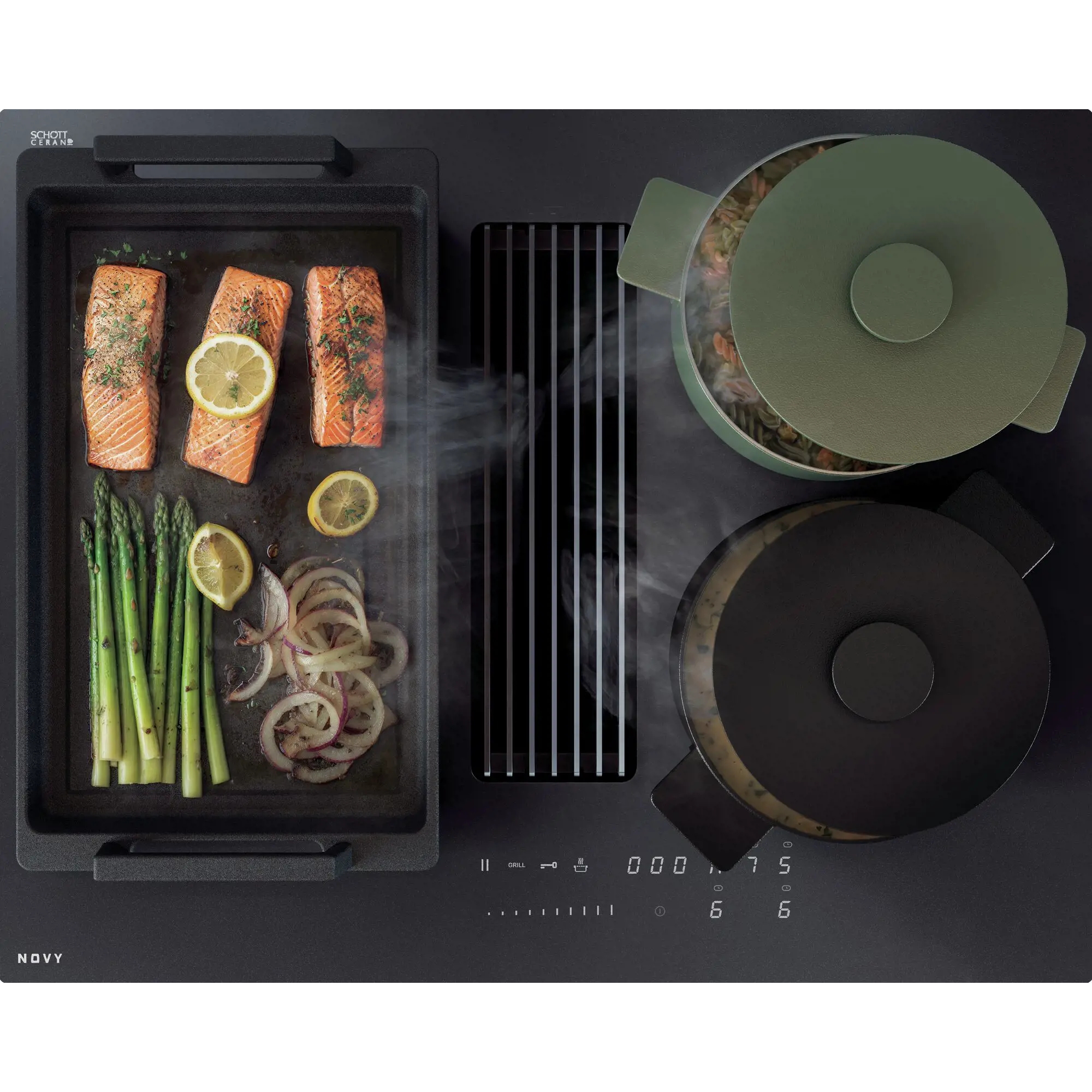 NOVY Easy 65 (1881-g1) pliidiplaat koos õhupuhastiga NOVY Easy 65 (1881-g1) pliidiplaat koos õhupuhastiga