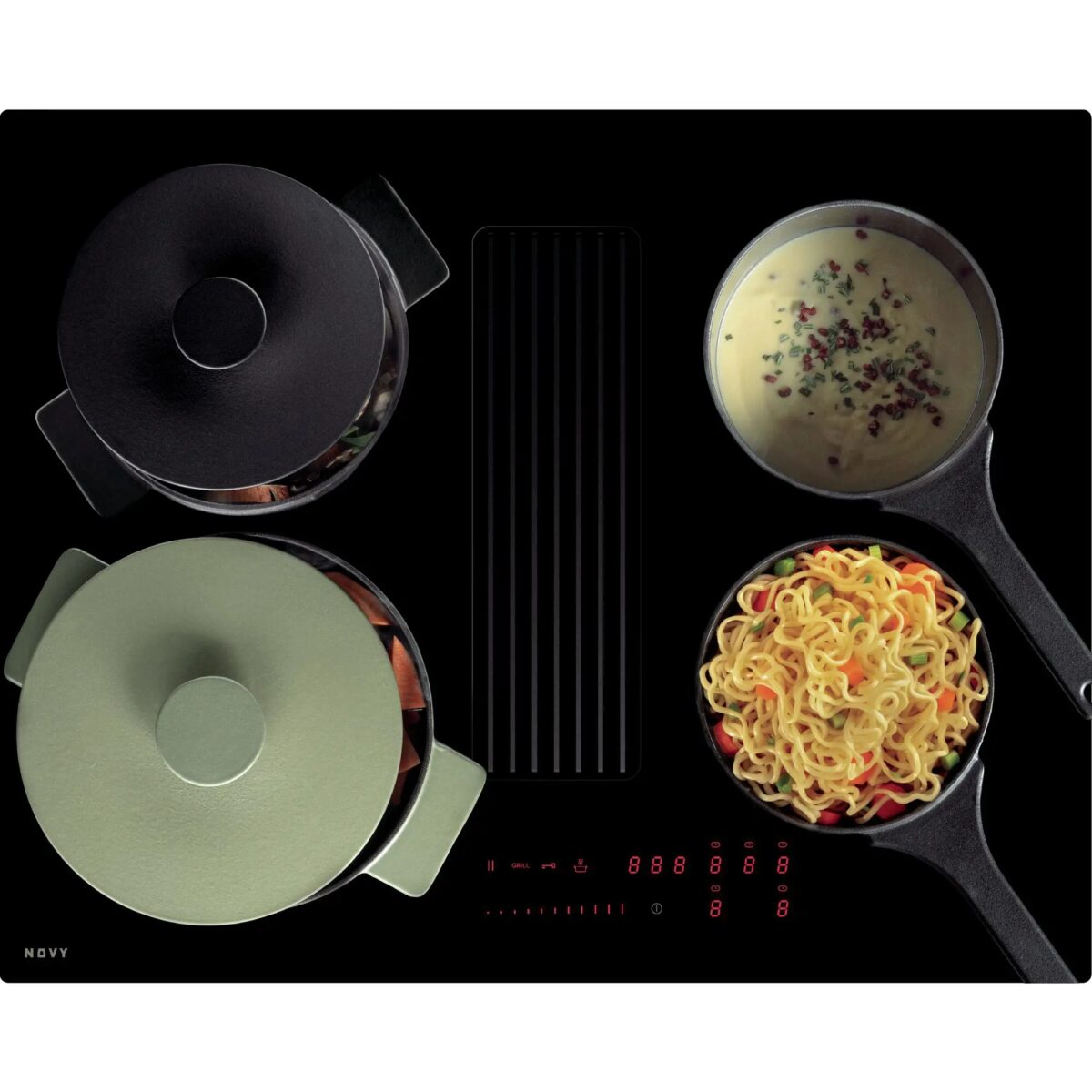 NOVY Easy 65 pliidiplaat koos õhupuhastiga 1881