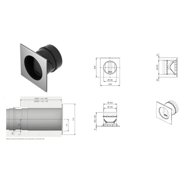 BORA Ecotube UEBRK ventilatsioonitoru