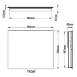 ELICA RATIO CONNEX 603 PLUS BL induktsioonpliidiplaat