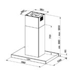 Õhupuhasti FABER STILO COMFORT ISOLA BK MATT A90/2 - Image 3