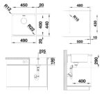 BLANCO ANDANO 450-IF roostevaba valamu - Image 5