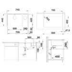 BLANCO ANDANO 500/180-U roostevaba valamu - Image 5