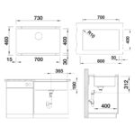 BLANCO SUBLINE 700-U valamu loominguline disain - Image 10