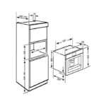 SMEG CMS8451A Colonial integreeritav kohvimasin joonis