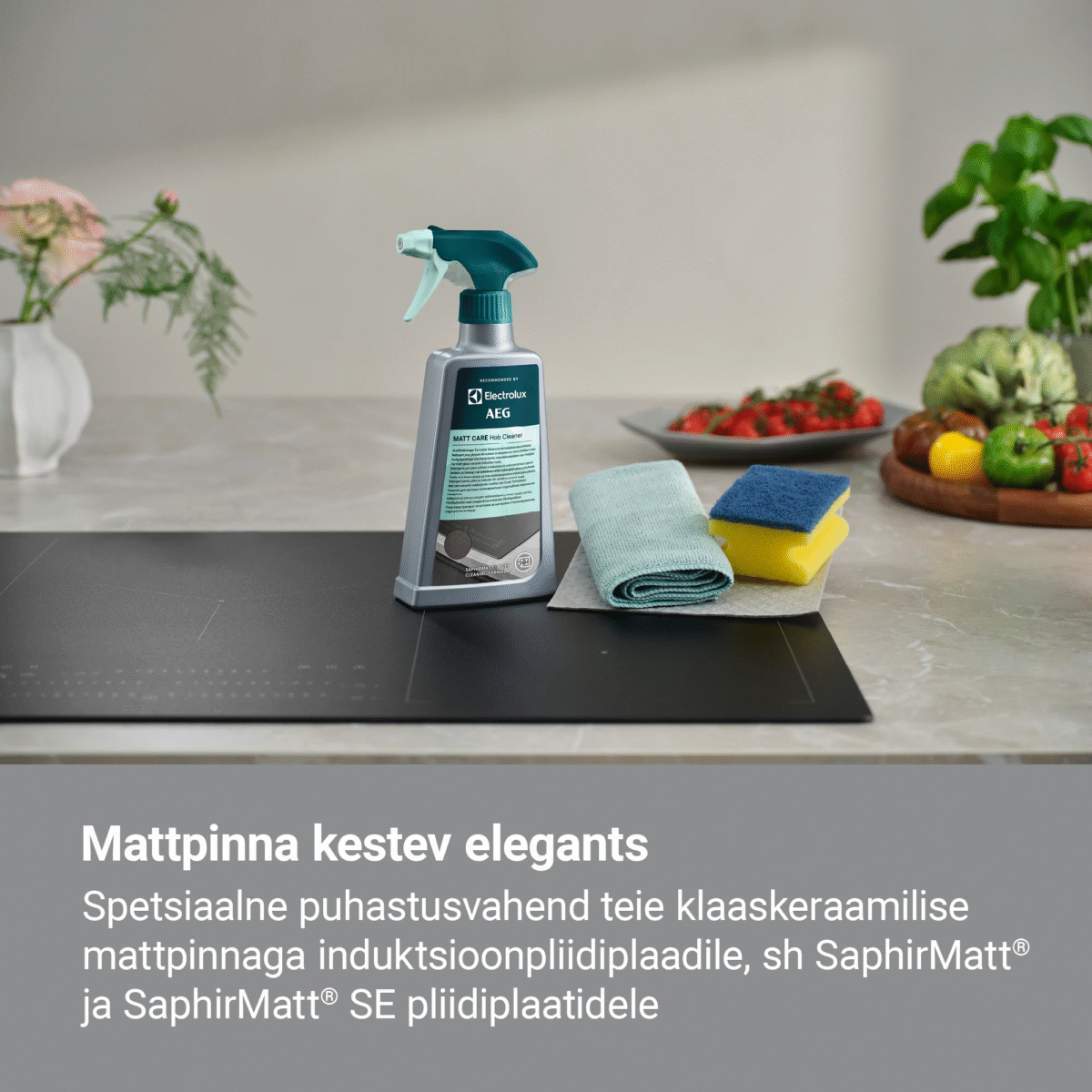 Matt musta pliidiplaadi puhastusvahend Matt Care - Image 2