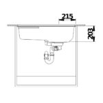 BLANCO OOVALON 700-U köögivalamu joonis