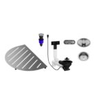 BLANCO OOVALON valamu komponendid roostevaba