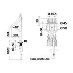 Blanco LUNEOO-S köögisegisti joonis